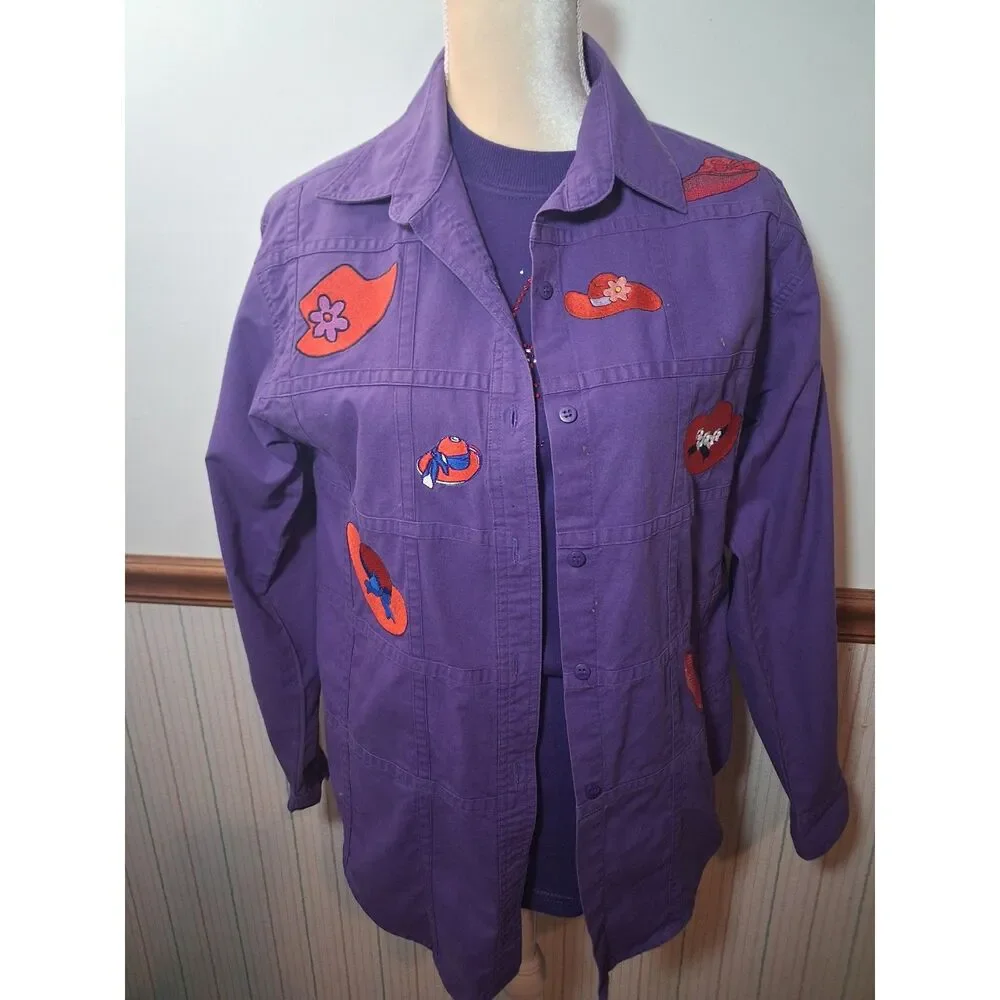 Red hat Ladies Society Purple LS Shirt & matching T-Shirt - Size M